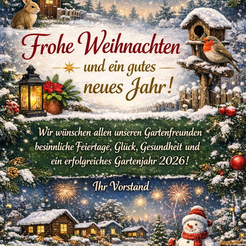 Frohe Weihnachten und guten Rutsch